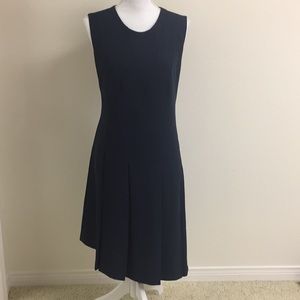 NWOT Banana Republic Navy Asymmetrical hem dress